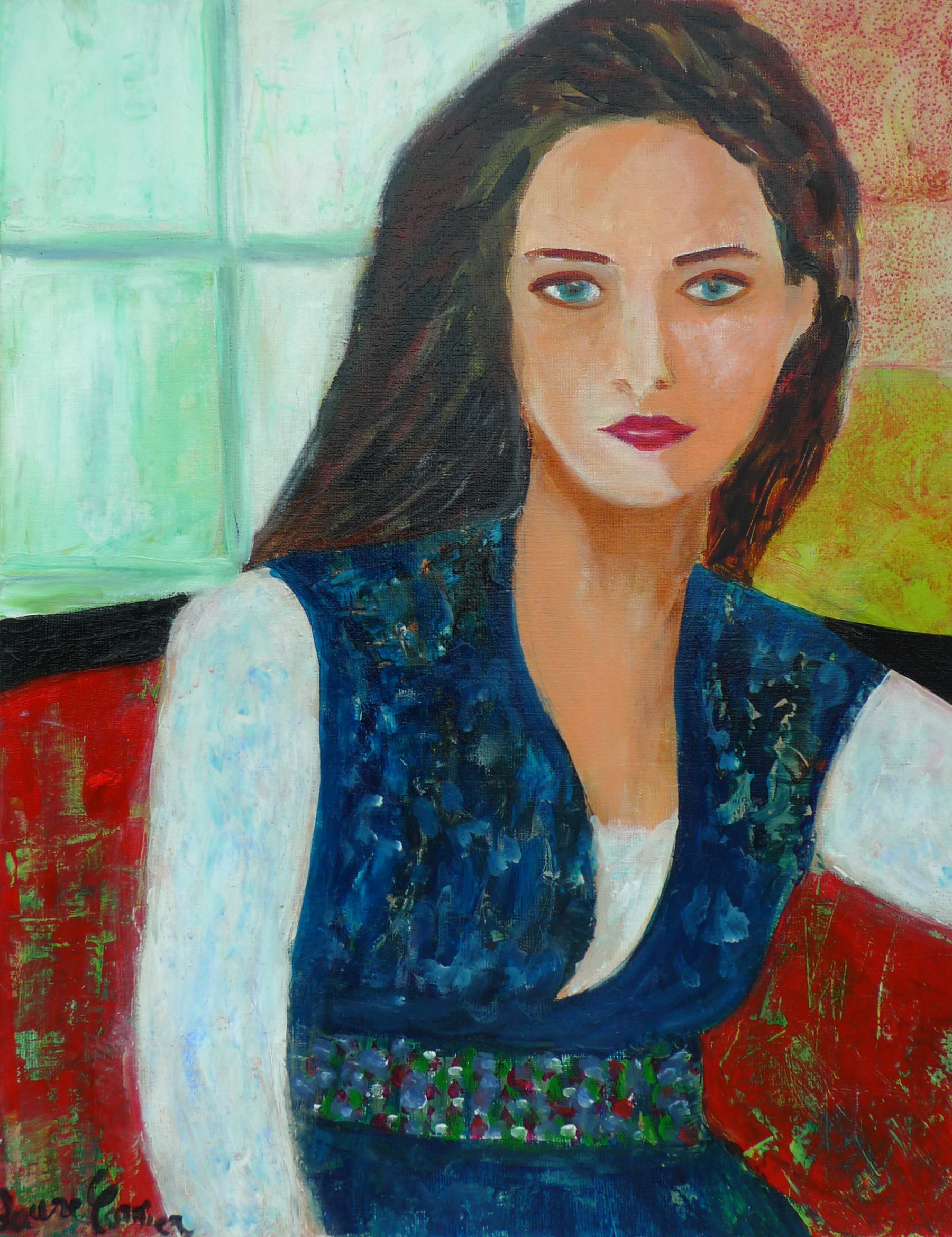 Portrait au canapé